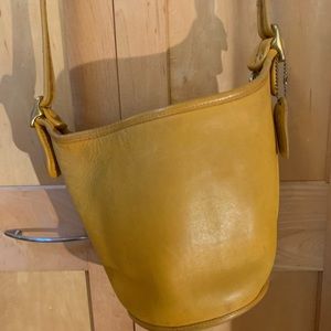 Vintage Coach Legacy Bucket Purse